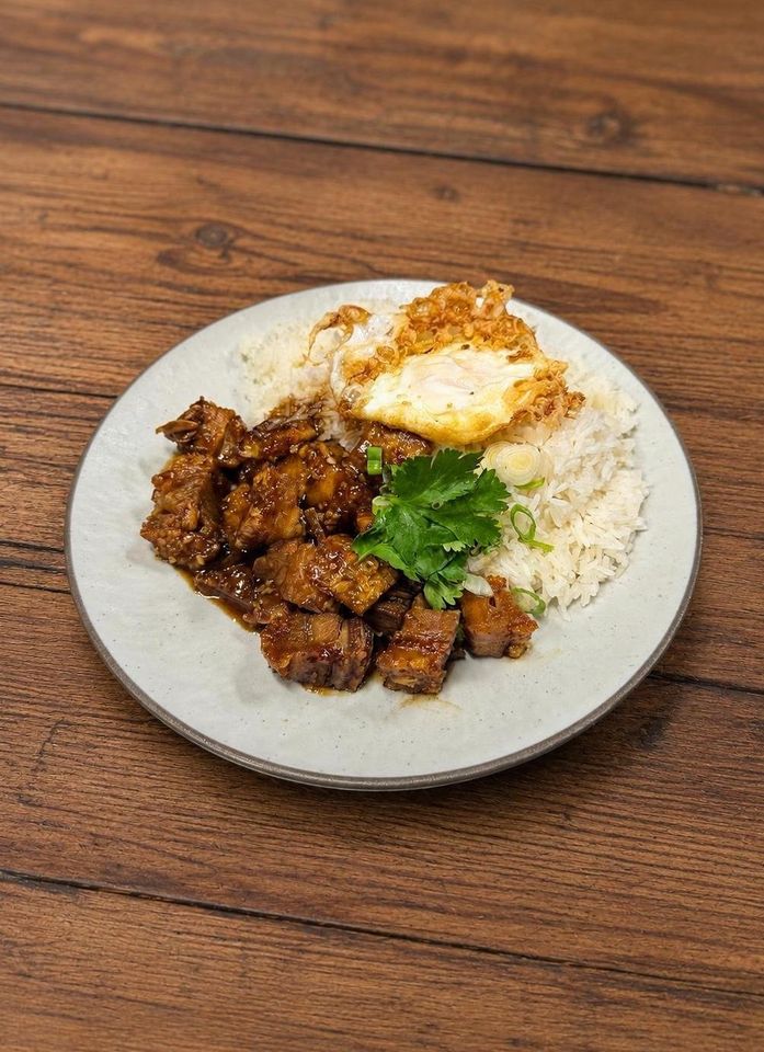 Garlic Crispy Pork from Noodle Monster in Valley Village