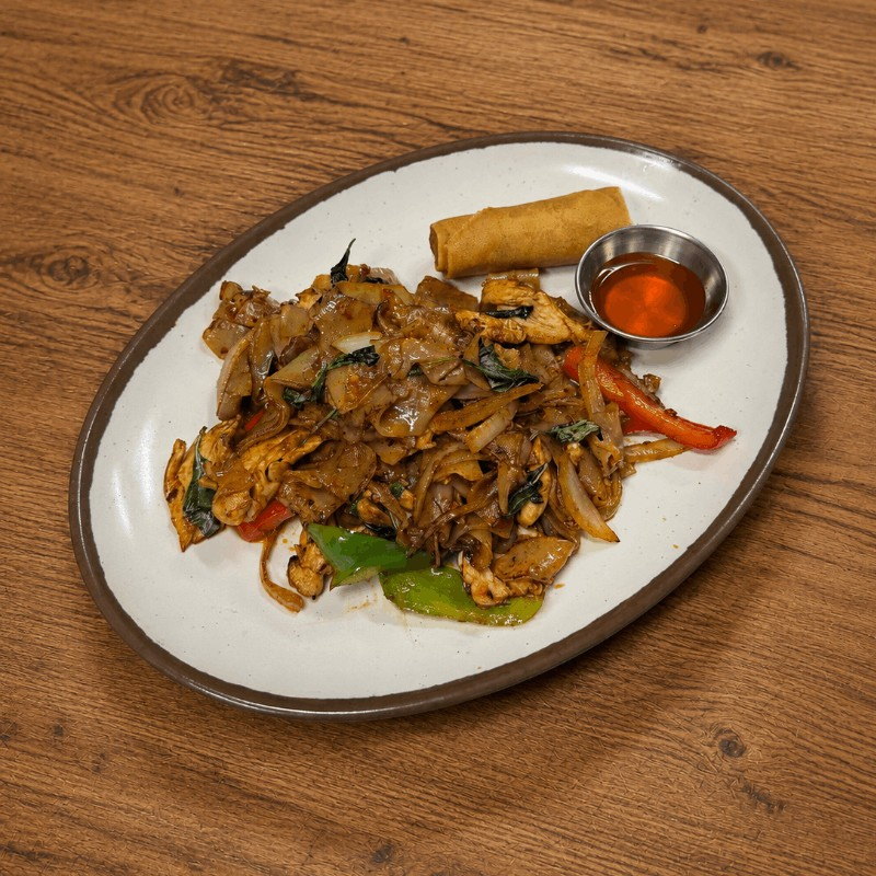 L Pad Kee Mow (Lunch Special) from Noodle Monster in Valley Village