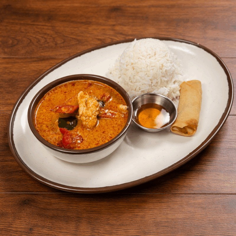L Red Curry (Lunch Special) from Noodle Monster in Valley Village