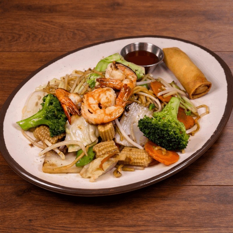 L Yakisoba (Lunch Special) from Noodle Monster in Valley Village